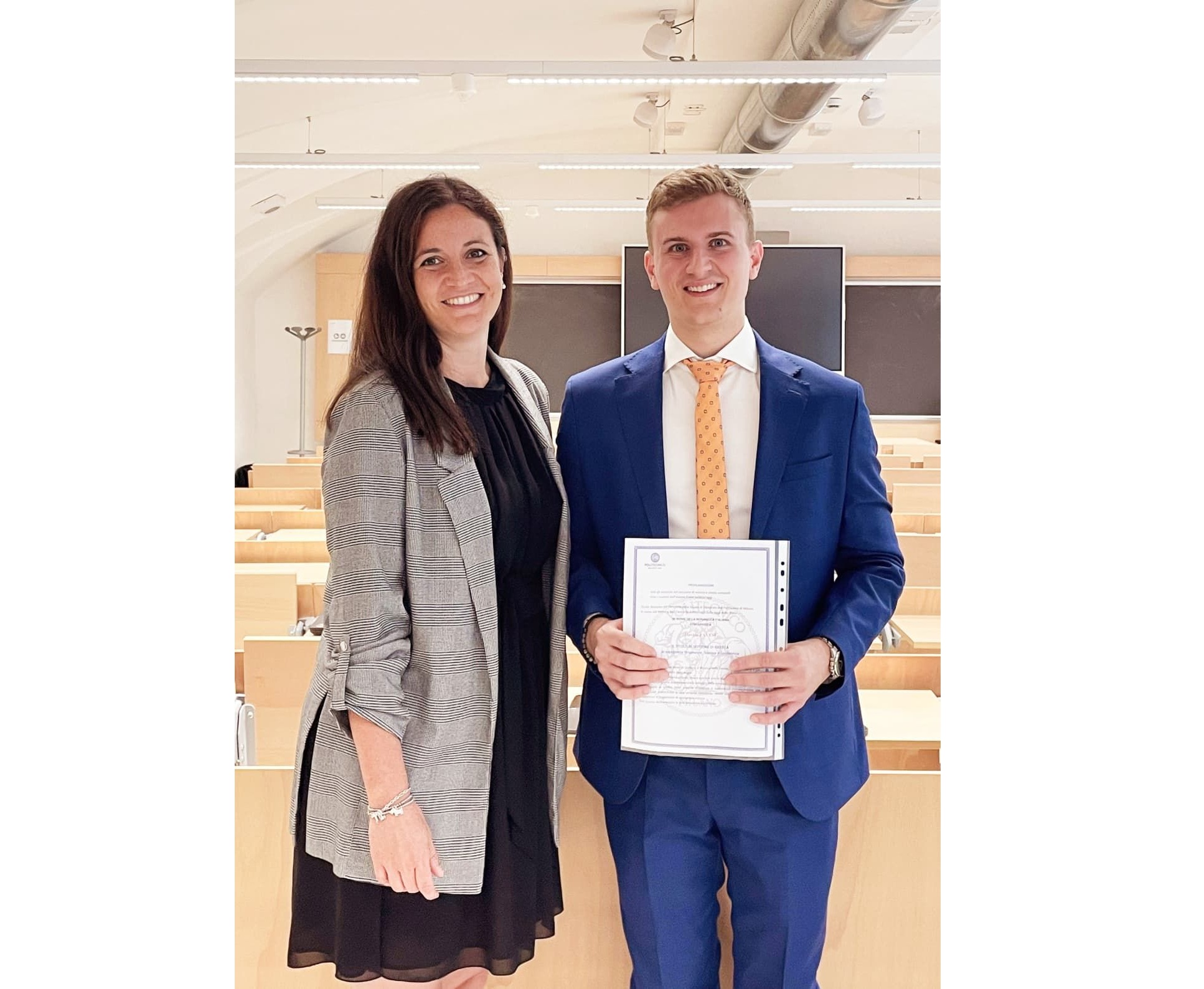 Congratulation to Davide Pavesi